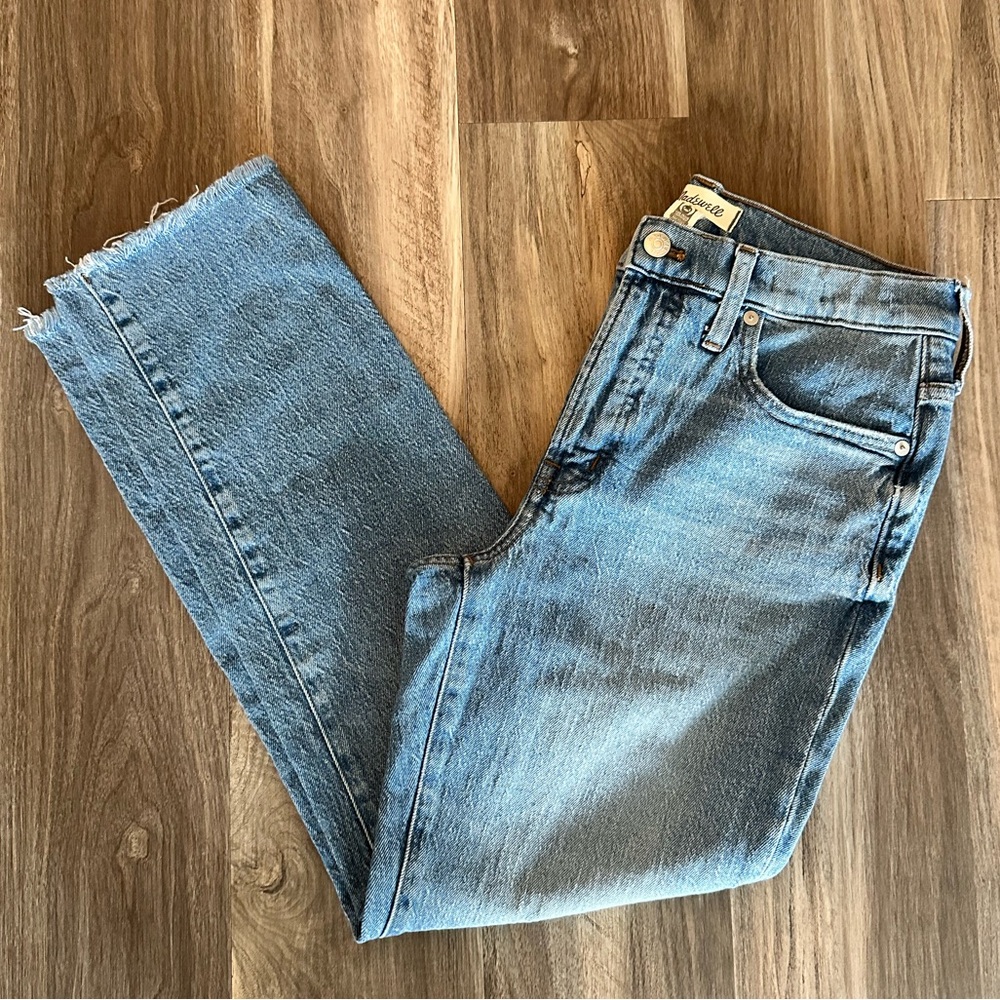 Madewell Women's Straight Leg Jeans - Blue